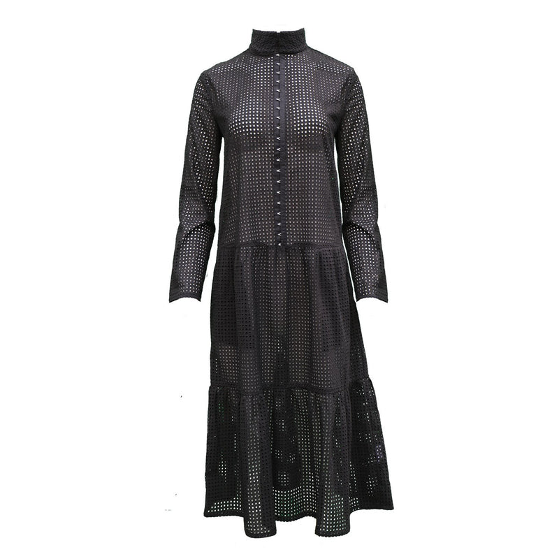 Adri Dress / Black Cotton Eyelet - ourCommonplace