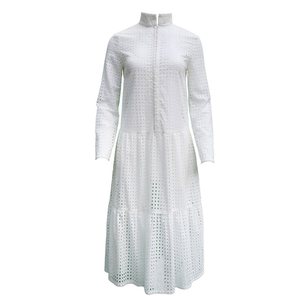 Adri Dress / Vintage White Cotton Eyelet - ourCommonplace