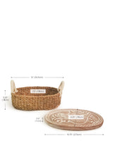 Bread Warmer & Basket - Bird Oval - ourCommonplace