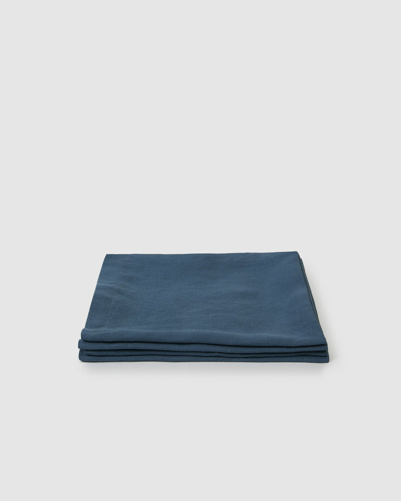 Berkeley Linen Table Napkins (Set of 4) - Adriatic - ourCommonplace