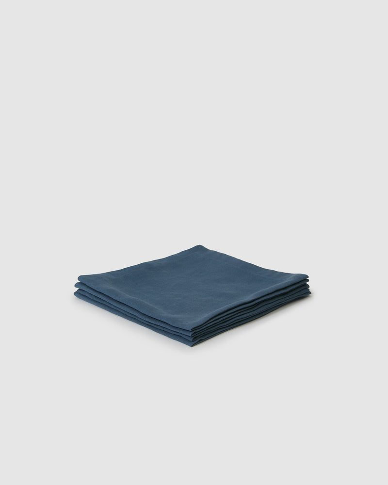 Berkeley Linen Table Napkins (Set of 4) - Adriatic - ourCommonplace