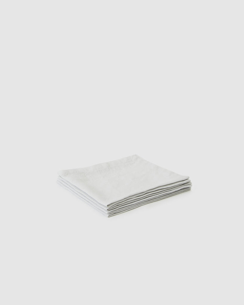 Berkeley Linen Table Napkins (Set of 4) - Glacier - ourCommonplace