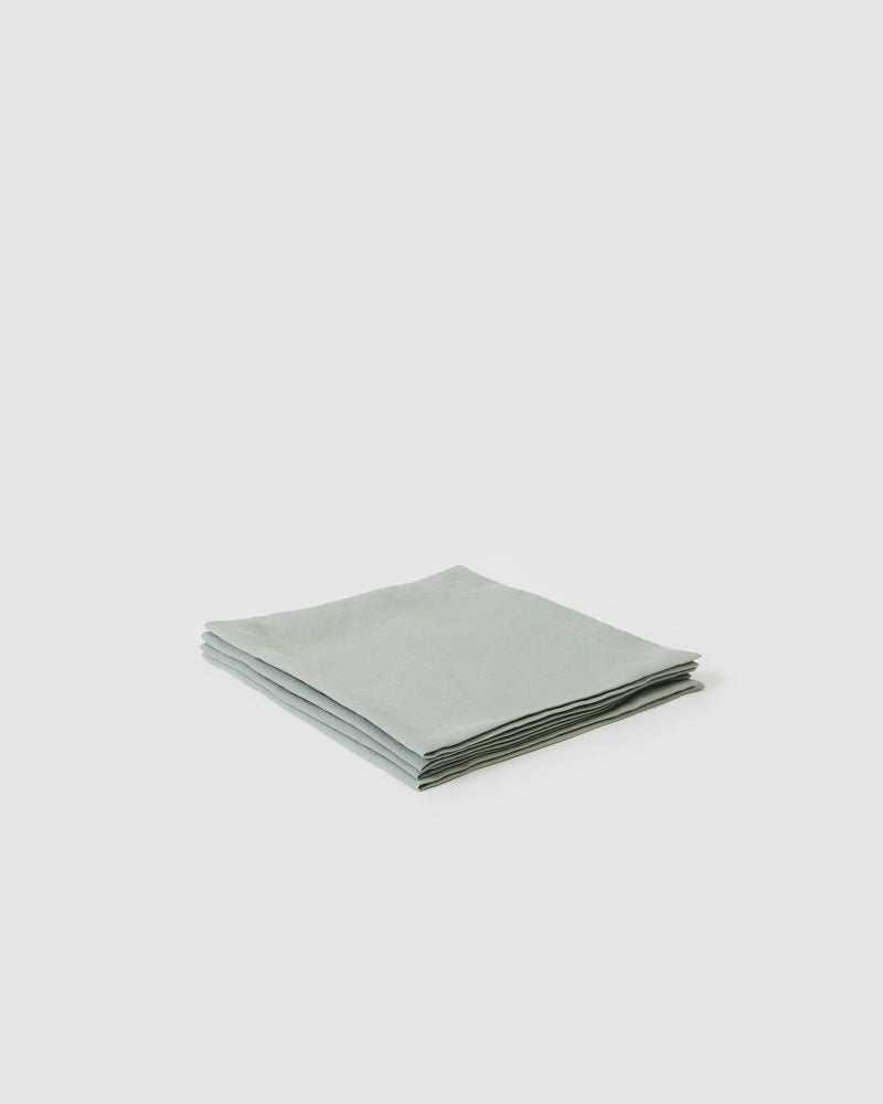 Berkeley Linen Table Napkins (Set of 4) - Jade - ourCommonplace