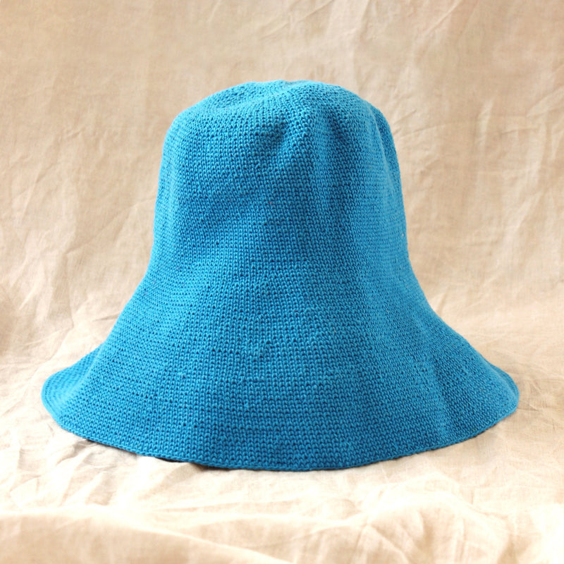 BLOOM Crochet Hat, in Mosaic Blue - ourCommonplace