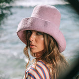 BLOOM Crochet Sun Hat, in Lilac Purple - ourCommonplace