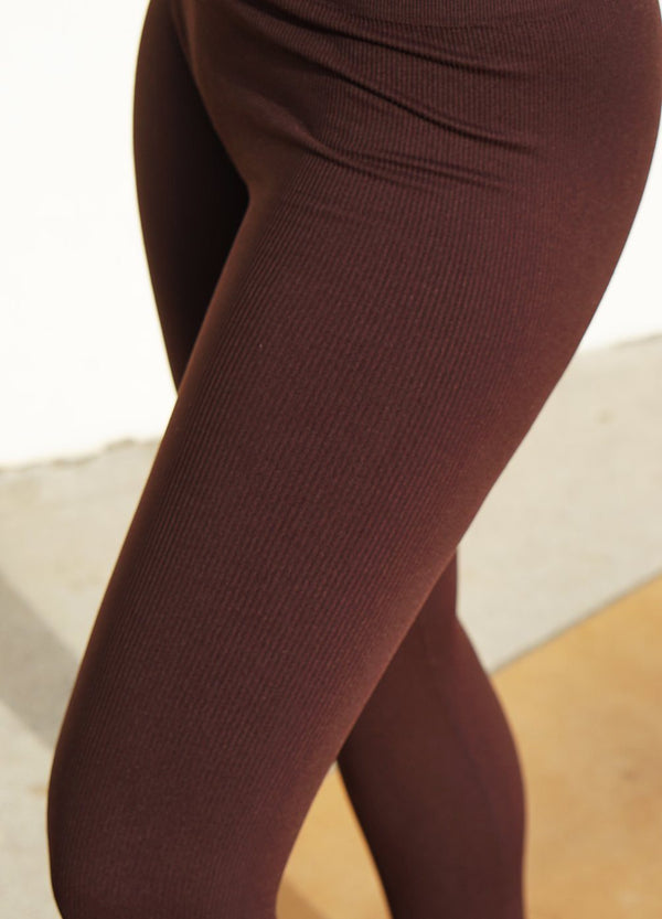 Athena Leggings in Chocolate - ourCommonplace
