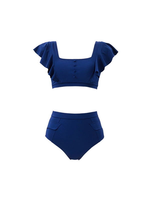 Jelly Candy + High-Waisted Pocket Bottom Navy - ourCommonplace