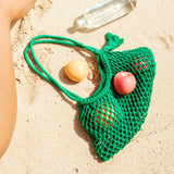 Cassandra Macrame Bag, in Green - ourCommonplace
