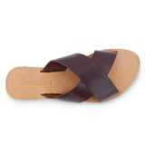 The Constanza Leather Slide Sandal - ourCommonplace