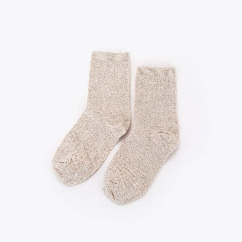 Cotton Mid Sock Linen - ourCommonplace