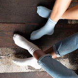Cotton Mid Sock Linen - ourCommonplace