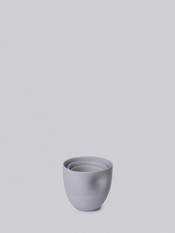 UNIQUE CUP (STEEL GREY) Middle Kingdom Porcelain - ourCommonplace