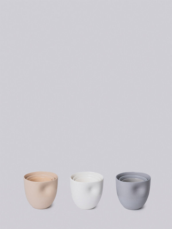 UNIQUE CUP (STEEL GREY) Middle Kingdom Porcelain - ourCommonplace