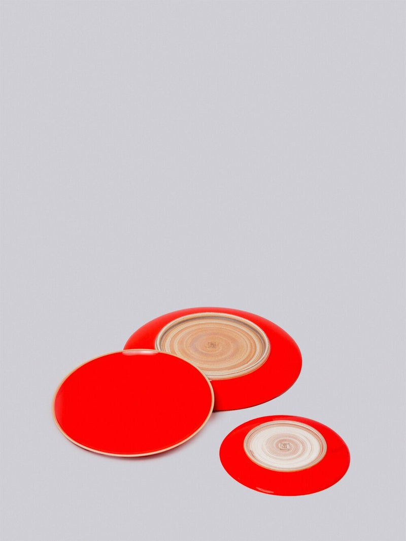 HERMIT PLATE (CORAL RED) Middle Kingdom Porcelain - ourCommonplace