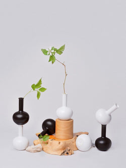 BLACK OR WHITE MINI VASE 6 (MV6) - ourCommonplace