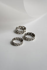 Havana - Cuban Chain Ring in Sterling Silver - ourCommonplace