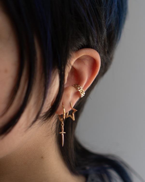 Miami Ear Cuff - 14k Yellow Gold - ourCommonplace