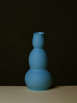 COLD MOUNTAIN GOURD VASE DENIM BLUE - ourCommonplace