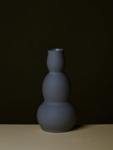 COLD MOUNTAIN GOURD VASE STEEL GREY - ourCommonplace
