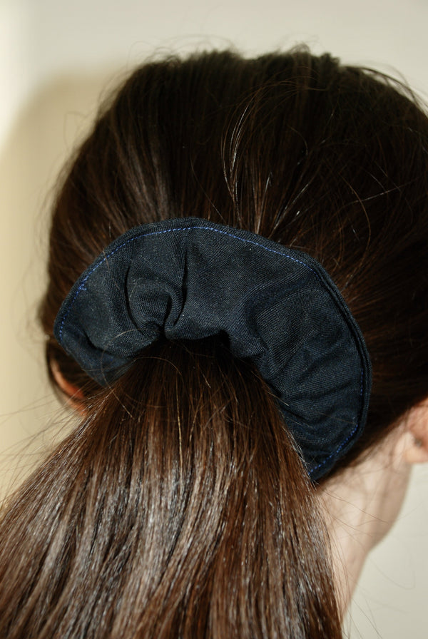 Navy Scrunchie - ourCommonplace