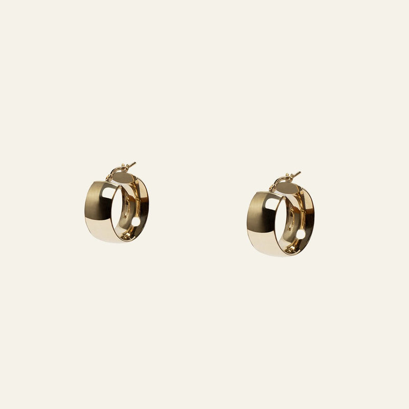 Sade Gold Hoops - ourCommonplace