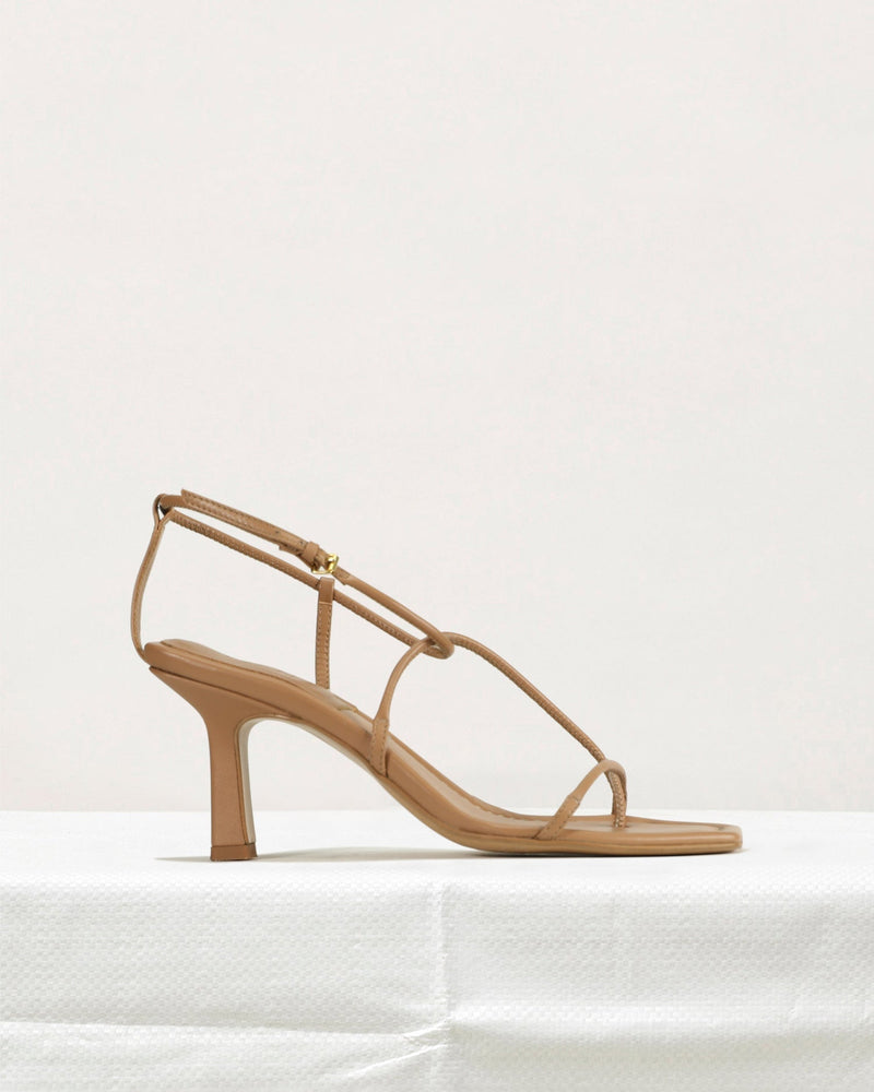 The Strappy Sandal - Almond - ourCommonplace