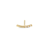 Balance Curved Bar Earring - ourCommonplace