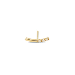 Balance Curved Bar Earring - ourCommonplace