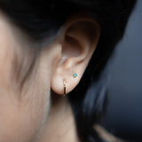 Hex Earring - 14k Yellow Gold - ourCommonplace