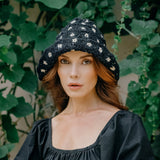 FLORA Crochet Hat, in Black - ourCommonplace