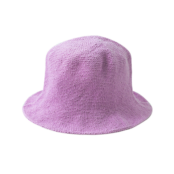 FLORETTE Crochet Bucket Hat, in Lilac Purple - ourCommonplace