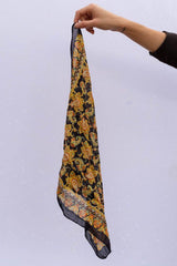 Vintage Freya Bandana in Noir Paisley - ourCommonplace