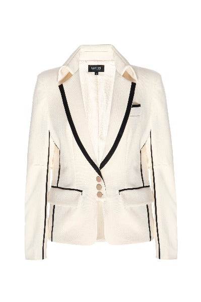 MAXINE Creamy Neoprene Star Blazer - ourCommonplace