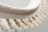 Boho Natural Cotton Hammock With Tassels - ourCommonplace