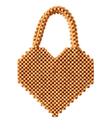 Hati Heart Wood-Beaded Tote Bag - ourCommonplace