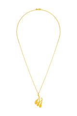 Heirloom 'M' Alpha Charm Necklace - ourCommonplace