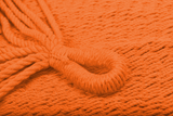 Vivid Orange Cotton Hammock (Wooden Bar) - ourCommonplace