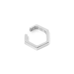 Hex Ear Cuff - Sterling Silver - ourCommonplace