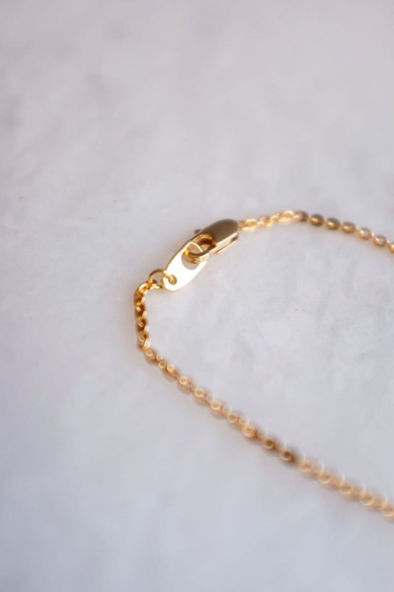 Hoi An 16K Gold Plated Necklace with Circle-shaped Genuine Horn Pendant - ourCommonplace