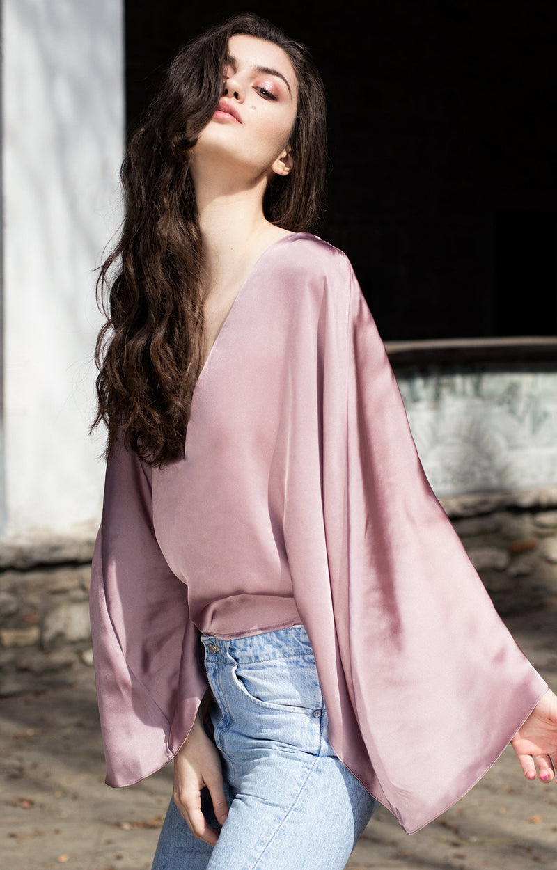 Silk Cape Shirt - ourCommonplace
