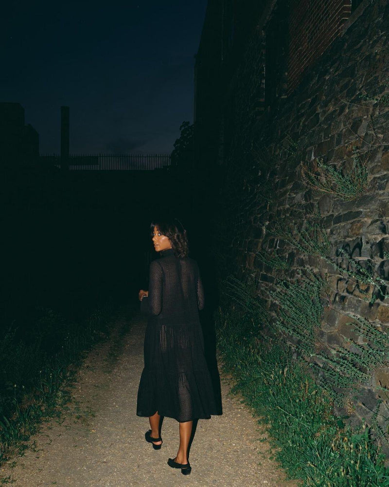 Adri Dress / Black Cotton Eyelet - ourCommonplace