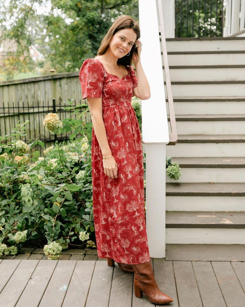 beatrice maxi dress Beatrice Maxi Dress with Sweetheart Neckline / Pink + Milkly White Liberty Floral Cotton