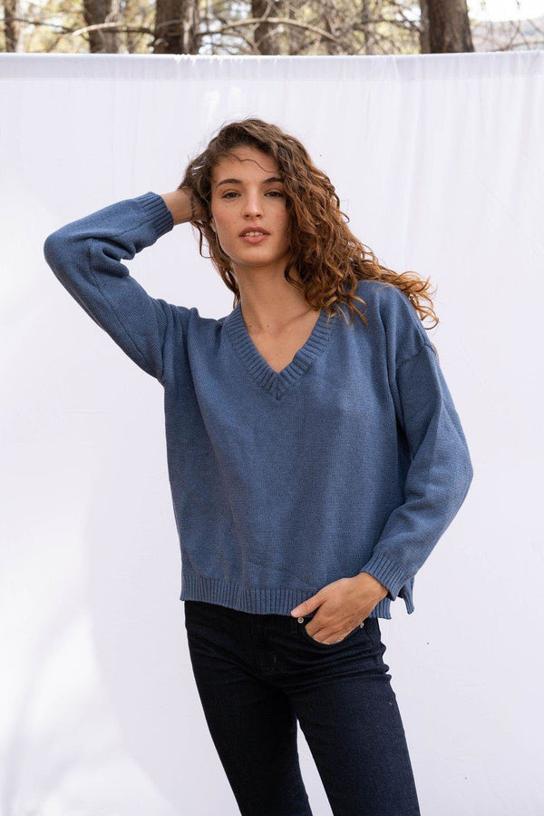 Jolene v Neck Sweater - ourCommonplace