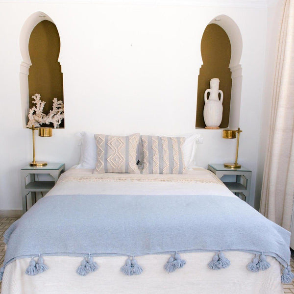 Pom Pom Bed Blanket - ourCommonplace