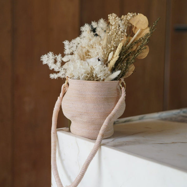 KRATER Vase Bag, in Nude Beige - ourCommonplace