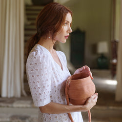 KRATER Vase Bag, in Dusty Terracotta - ourCommonplace
