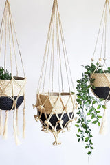 Shuly Hand-Braided Jute Plant Hanger - ourCommonplace