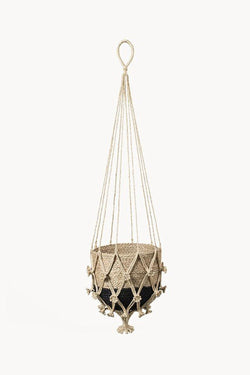 Shuly Hand-Braided Jute Plant Hanger - ourCommonplace