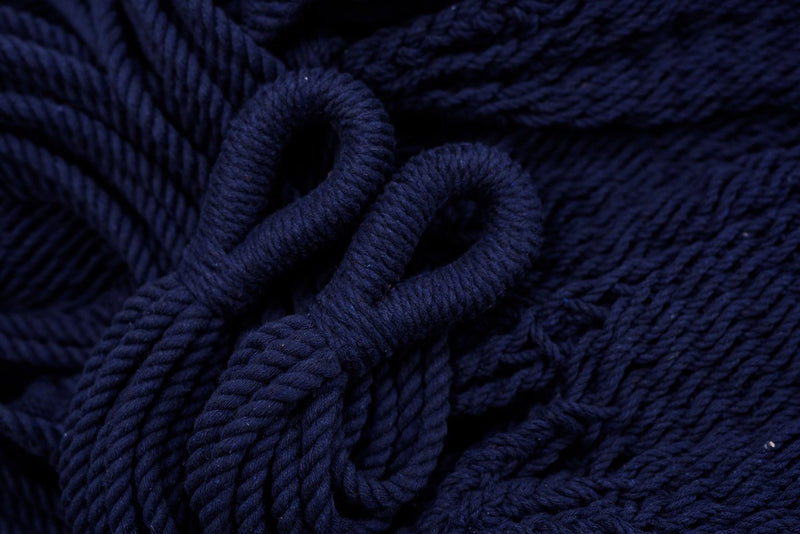 Navy Blue Cotton Hammock - ourCommonplace