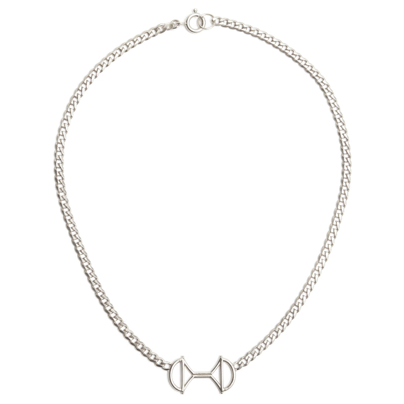 Lock Link Necklace Silver - ourCommonplace